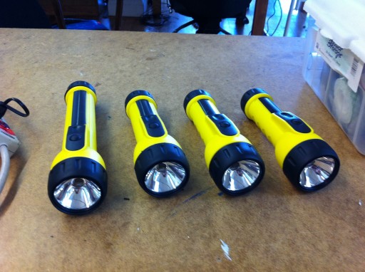 Finished flashlight controllers